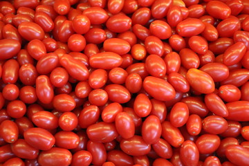 Red cocktail tomatoes at the market in Fremantle, Western Australia