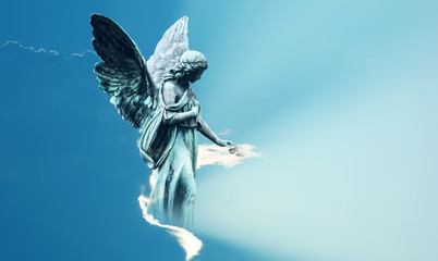 Magical angel in heaven inspiration from God
