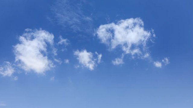 The clouds are beautifully moving
