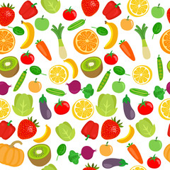 Different professions seamless colorful pattern on white background