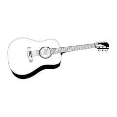 Obraz na płótnie Canvas guitar, angle