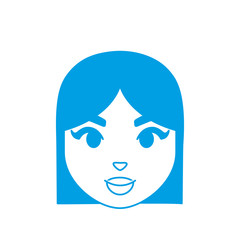 cartoon woman icon