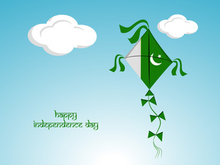 illustration of elements of Pakistan Independence Day Background