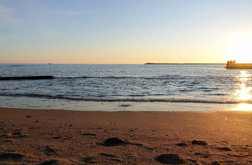 Sunset at the sea