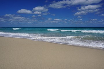 Fototapeta na wymiar Strand auf Kuba, Cayo Coco, Santa Lucia