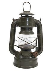 alte antike petroleumpampe, benzinlampe, leuchte um 1930