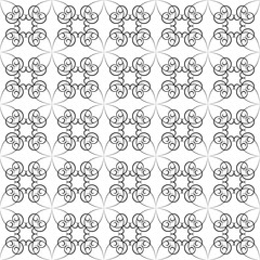 Abstract floral on white background