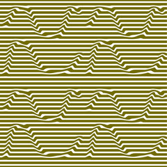 Curve olive striped horizontal background