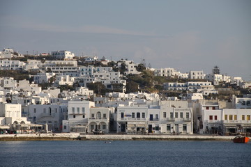 Mykonian port