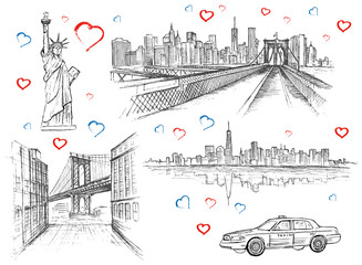 New York sketch