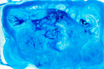 Abstract ink in liquid chaos background