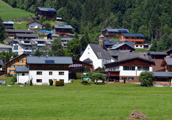 Fototapeta na wymiar Rehmen im Bregenzerwald