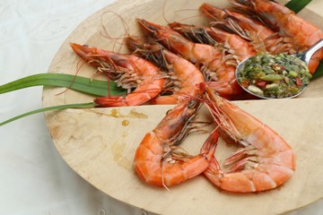 grilled shrimps