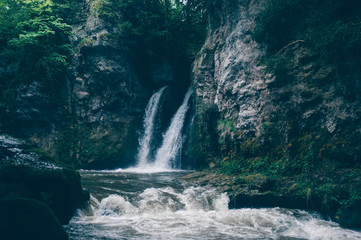 Swiss Waterfall