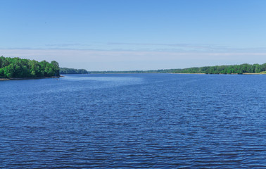 The bank of the Daugava River near Koknese, in Latvia. July 2017.