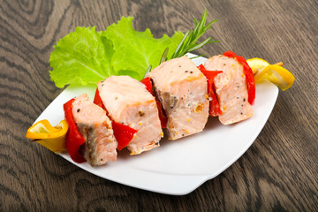 Salmon Skewer