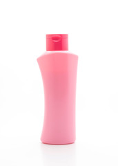 shampoo bottle isolated on white