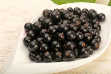 Ripe black currants