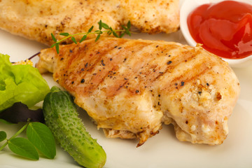 Roasted chicken breast