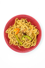 fried noodle asian food on the table