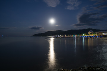 Super moon at Cairns, Queensland