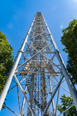 Torre Branca - Branca Tower, iron panoramic tower in Parco Sempione, Milan, Italy