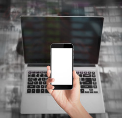  smartphone in hand
