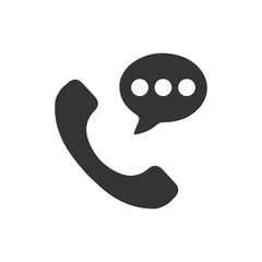 Fototapeta premium Telephone Conversation Icon