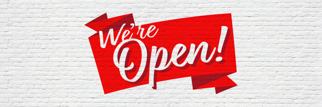 We're open !