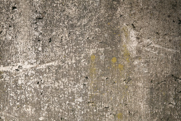 Mossy gray rough concrete wall texture