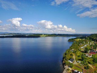 Norwegen aus der Vogelperspektive