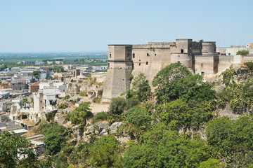 Fototapeta na wymiar Panoramic view of Massafra. Puglia. Italy. 