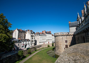 Castle of the Dukes of Brittany (Chateau des Ducs de Bretagne) in Nantes, France