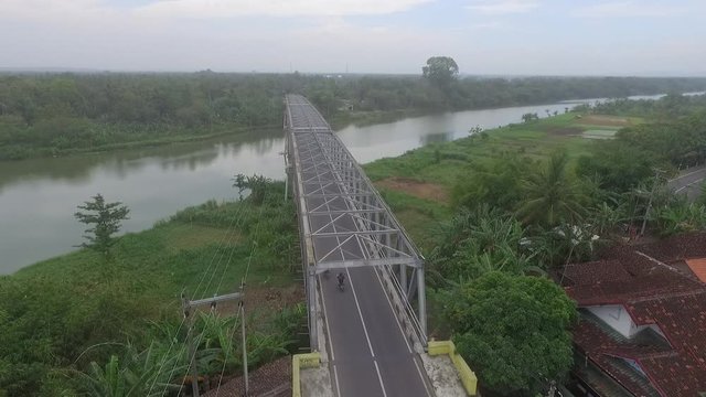 Bridge Kretek Path of Parangtritis, Yogyakarta, Indonesia