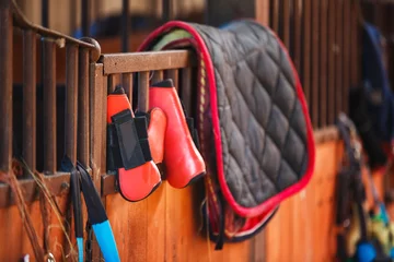 Fotobehang Paardrijden Uitrusting voor paardrijden