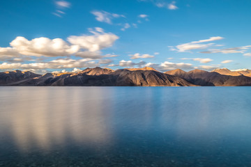 Fototapeta na wymiar Landscape around Pangong Lake in Ladakh, India