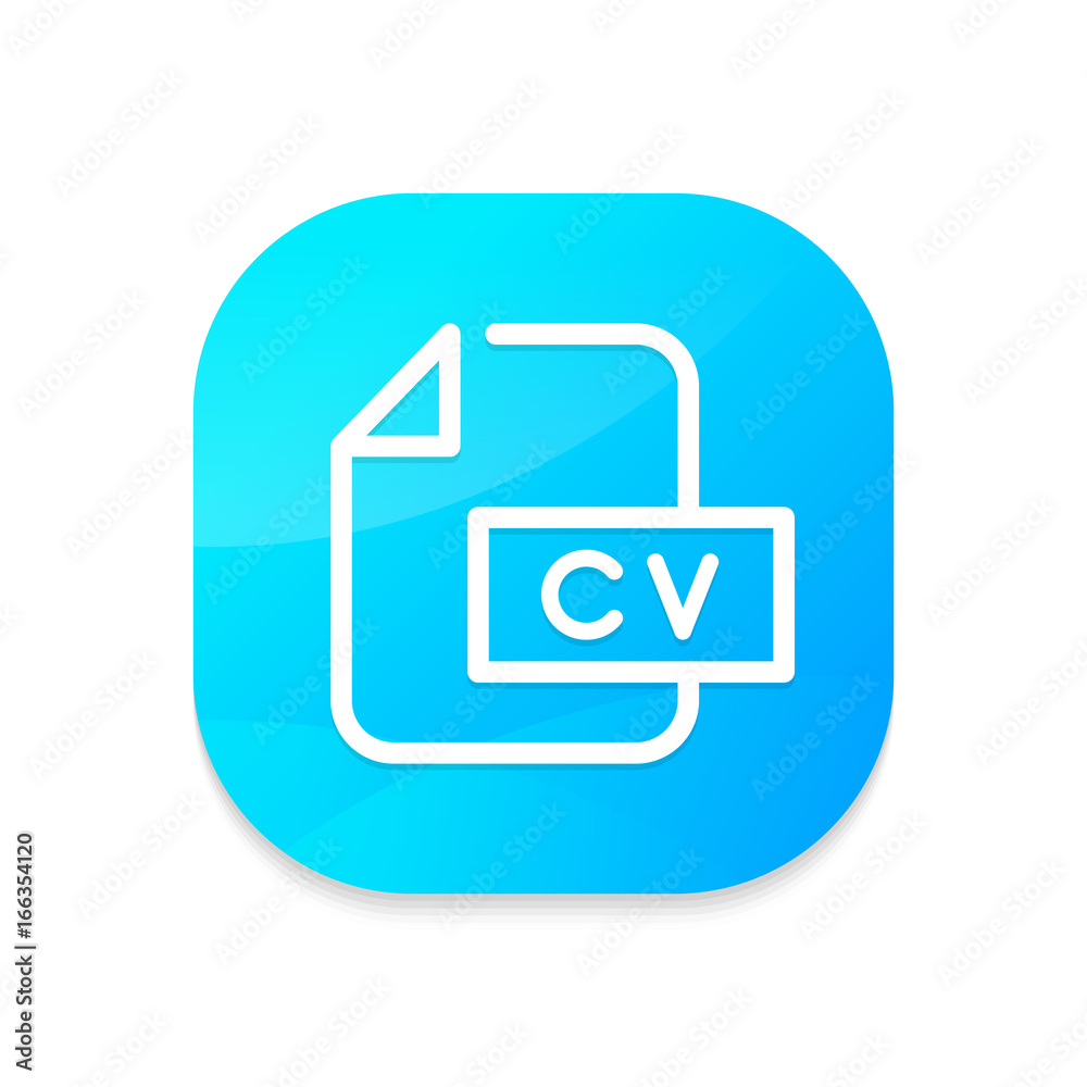 Sticker cv file