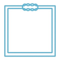 Blank poster template with nautical border