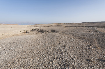 Stone desert in Israel
