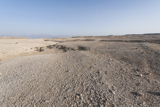 Stone desert in Israel