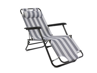 Beach chair isolated