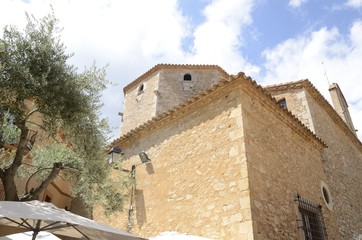 Fototapeta na wymiar Church in Begur, Catalonia, Spain