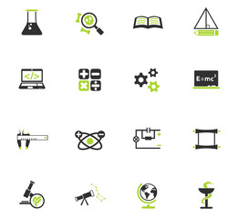 science icon set