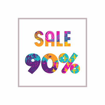 Sale 90% off color quote for business discount