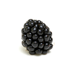 Blackberry isolated on white