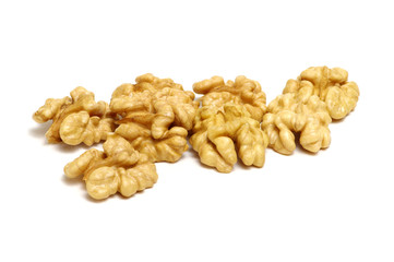 Walnuts isolated on white