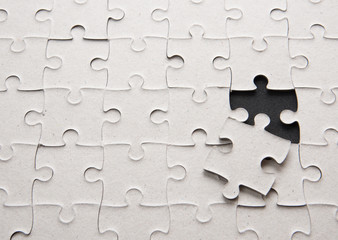 Jigsaw puzzle background.