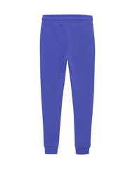 Blue sport sweatpants isolated white