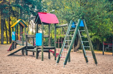Playground for children. Place for relaxation and recreation for children.