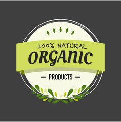hundred Percent Natural Organic Products Green Logo